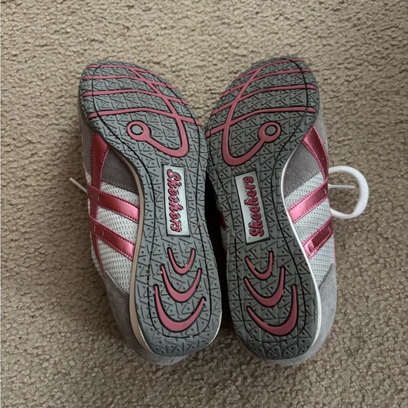 Skechers Women’s Sneakers Grey/Pink - Picture 4 of 5